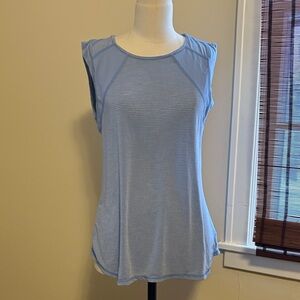 Lija Light Blue Sleeveless Tank Top